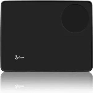 욜로코카 커피 탬퍼 매트 식품 등급 실리콘 고무 에스프레소 8인치 X 6인치 블랙