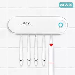 안전인증 MAX UVC 칫솔살균기 살균 건조 일반형/충전식 자외선소독 USB연결 타일부착가능