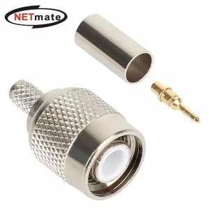 넷메이트 753SJA38 NM-TNC01 TNC 3C 압착 커넥터 50 100개