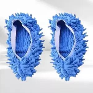 [라메리에] 실내화걸레 2개 극세사 신발 청소용 간편 슬리퍼