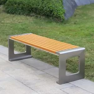 스텐 목재 평벤치