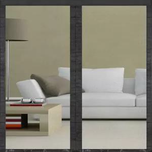 강화된 메쉬가 있는 헤비 듀티 마그네틱 유리 스크린 도어 - 크기 32x80인치 셀프 씰링 간편한 설치 신선한