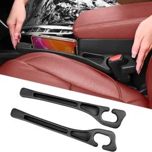 7F 카시트 갭 필러 시트와 센터 콘솔 사이의 정리함 유니버설 자동차 액세서리 핏 SUV 트럭 보관함 블랙