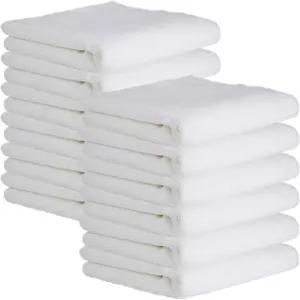 카트맨 16 x 24 인치 12 팩 350GSM 프리미엄 극세사 청소용 천 연마성 재사용 및 세척 가능 세차용 다용도