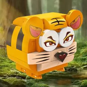 반바오 블록 십이지신 동물 (핸섬 타이거) 블럭 완구 쌓기