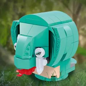 반바오 블록 십이지신 동물 (쿨 스네이크) 블럭 완구 쌓기