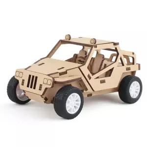 오프로드 버기 사륜 자동차목재모형 조립키트 완구 방학숙제