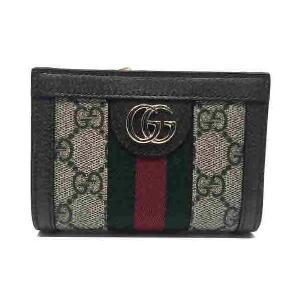 [AK플라자] [구찌] 구찌 반지갑 베이지 에보니 813296 96IWG 8745