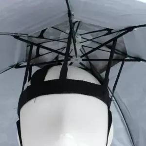 헬멧 우산 모자 대형 밀리터리 쓰는 우산