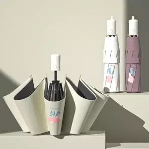 튼립 자동 3단 우산 접이식 초경량 고급