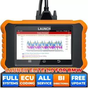 BMW OBD2 스캐너용 크레이더 엘리트 V2.0 출시 2026 풀 시스템 양방향 스캔 도구 모든 리셋 서비스 ECU