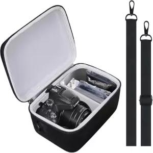 파나소닉 LUMIX FZ80D/G7/G85용 캐논 파워샷 SX530 HS용 후지필름 X-T50/X-T5 4K 디지털 카메라 어깨끈이