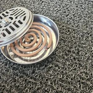 야외용 스텐 망 모기향 받침대