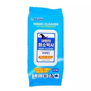 마법의청소박사 60매 캡형 다용도 클리너티슈 기름때 찌든때 세정용 주방타일 주방가전