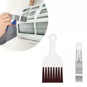 스텐인레스 스틸 핀 빗 에어컨 청소 브러쉬 2p 1세트
