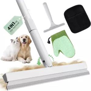 애완동물 털 제거 도구를 위한 카펫 갈퀴 - 개 고양이 제거기를 4 in 1 키트 가정용 가구 러그 매트를