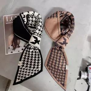 예쁜 커플 긴 목도리 여성 클래식 모 롱 머플러 여자 간절기 겨울 선물 작은 고리 이쁜