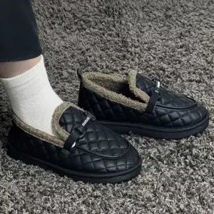 여성 단화 안감 기모 겨울 데일리 퇴근용