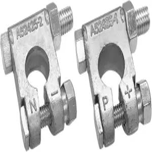 암퍼 밀리터리 사양 배터리 단자 끝 해상 자동차 보트 RV 및 차량용 상단 포스트 세트(1쌍)