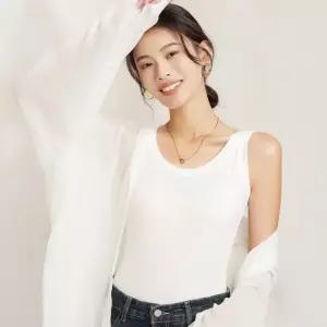 나시티 여름 여성 캐미솔 골지 슬리브리스 언더셔츠