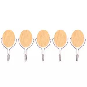 우드 180도 타원행거 5P(47x30mm)