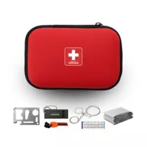 커스커즈 생존키트B형 와이어톱 멀티 은박담요 밴드