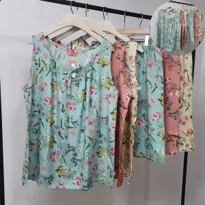 인견반바지 국산 여성 여름 인견 나시세트