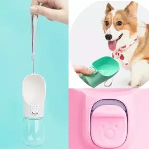 반려견 원터치 강아지 물병 외출 산책 텀블러 휴대용