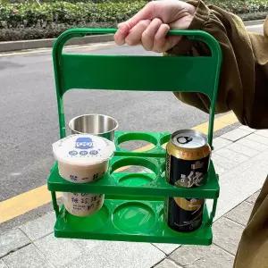 6구 컵 캐리어 트레이 커피 배달 캠핑 테이크아웃