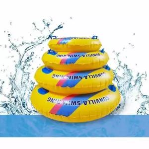 DUGNMARKT  원형 수영튜브 85cm 성인 물 놀이 튜브 휴대 간편 비치 풀장 사용