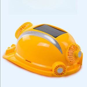 태양열 작업모자 에어컨 공사장 선풍기 그늘막 방지 보호 시공 헬멧 방호모