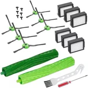 iRobot Roomba Combo 10 max j10+ j7+ j9+ 로봇 청소기 HEPA 필터 사이드 브러시(롤러 브러시+필터 키트