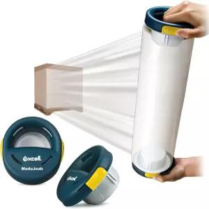 브레이크가 달린 엑셀 스트레치 랩 필름 디스펜서의 MDJ 간편한 팔레트 포장을 위한 핸드 세이버 포장 이동