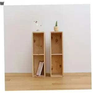 책장 삼나무슬림 DIY 2단 선반 가구 수납장