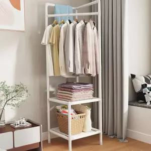 코너행거 모서리 드레스룸 경량 플라스틱 옷장 정리대