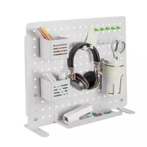 타공판 스탠드형 페그 보드 파티션 책상 가림막 풀셋 수납
