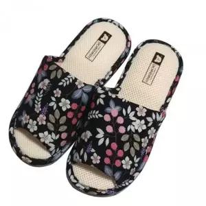 거실화 사무실 실내화 슬리퍼 여성용 블랙