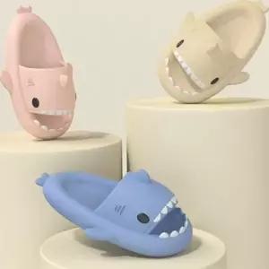 여성용 상어 슬리퍼 야외 용 쿠션 실내화