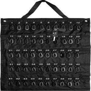 이지 라인 롤러블 키 케이스 정리함 롤업 유연한 내구성 비닐 50개의