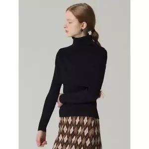 [오조크(OZOC)] 투피스 레이어드 하이넥 니트 (택가격: 85000원)