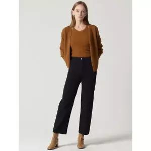 [오조크(OZOC)] 스트레이트 루즈핏 기모 팬츠 (택가격: 85000원)