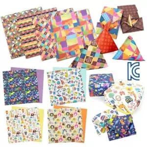 양면 색종이 전통문양 키즈 종이접기-(100매) KC인증