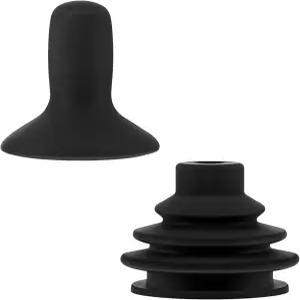 휠체어 조이스틱 컨트롤러용 유니버설 노브 및 게이터 모빌리티 스쿠터용 버튼 캡 전동 액세서리 블랙