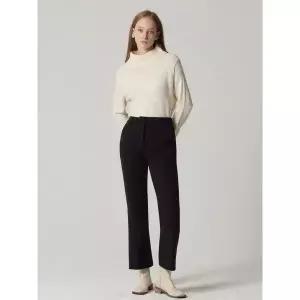 [오조크(OZOC)] 하프밴드 부츠컷 윈터 슬랙스 (택가격: 85000원)