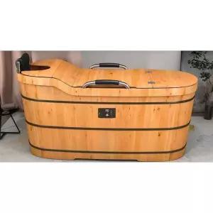 히노끼 탕 훈증기 히노끼탕 간이 반신욕 나무 자쿠지