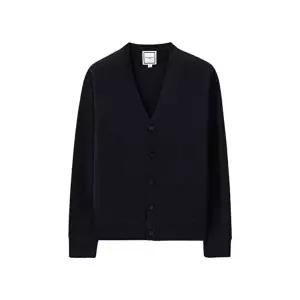 [우영미]우영미 브이넥 울 가디건 네이비 남성 W241KN03505N