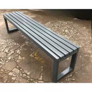 야외용 의자 공원 벤치 스텐 대기 철제 1m 카페