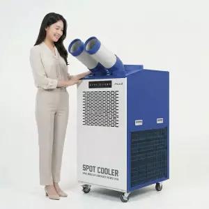 이동식 에어컨 코끼리 산업용 2구 신일 SMA-PC6200B 블루