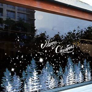 유리데코 스티커 크리스마스 성탄절 하트 시트지 레스토랑 대형 시트 글라스 귀여운