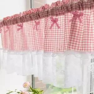 주방창문커튼 미니 가림막 레이스 공간분리 150x45cm